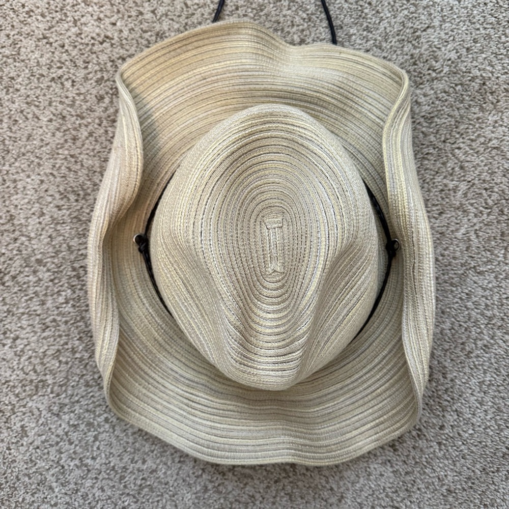 Scala Collection Cream Cowgirl Sun Hat
